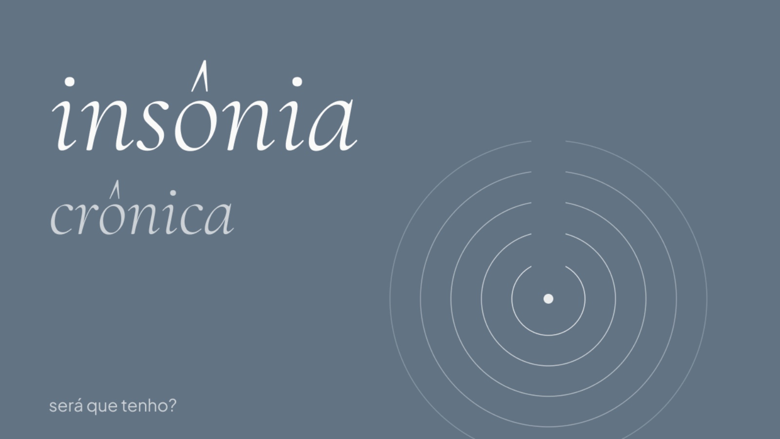 Insônia Crônica